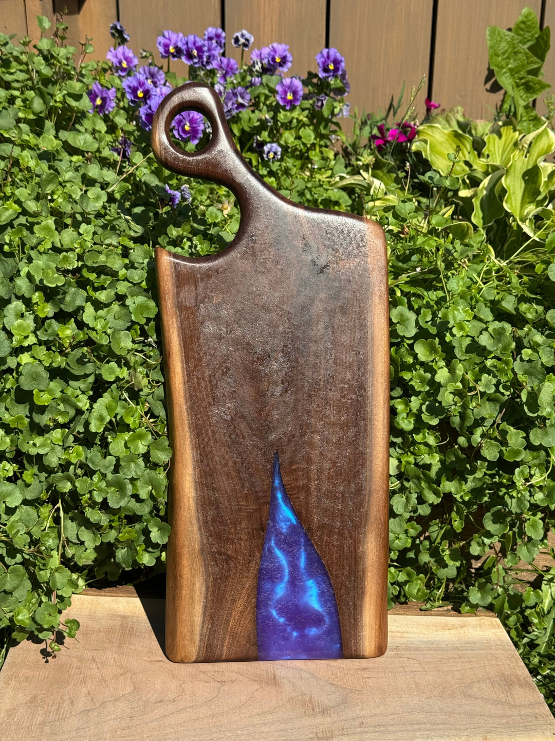 Handcrafted Live Edge Charcuterie Board – Perfect for Dining and Gifting - 638
