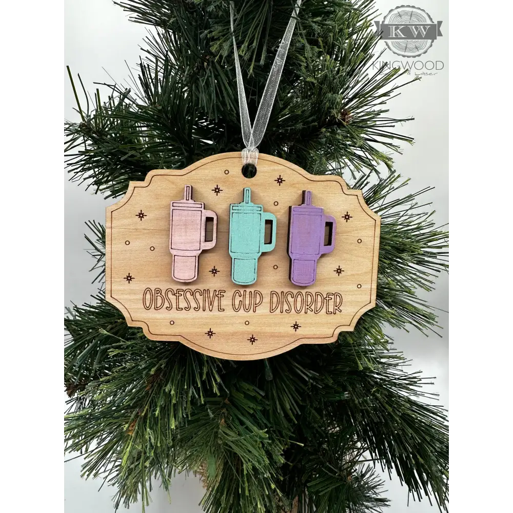 Obsessive cup disorder stanley ornament for christmas tree