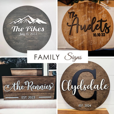 Personalized & Monogram Signs