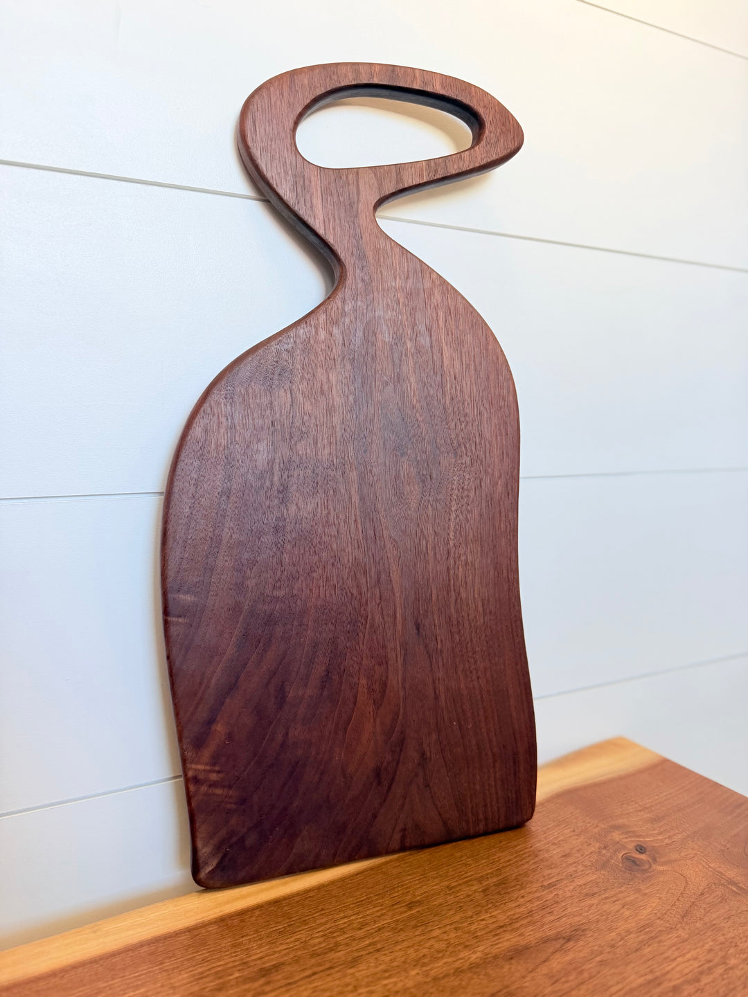 Canadian Walnut Charcuterie Board | Live Edge Serving Board – 21" x 10"
