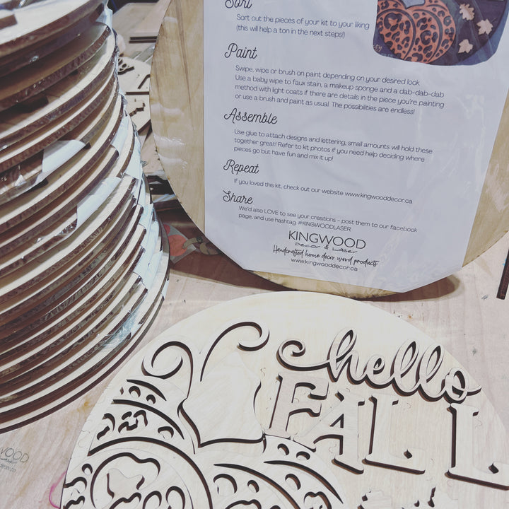 Diy craft sign - Hello Fall