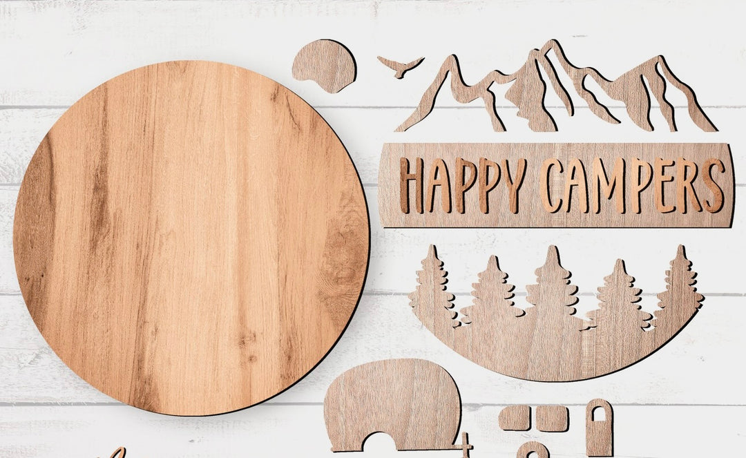 Diy craft sign - Happy Camper