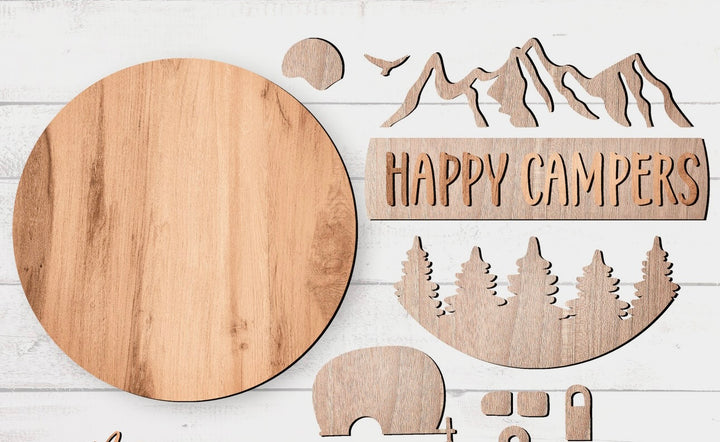 Diy craft sign - Happy Camper