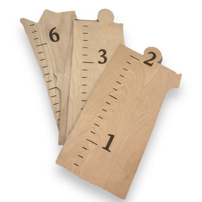 Growth Chart Ruler Puzzle Style