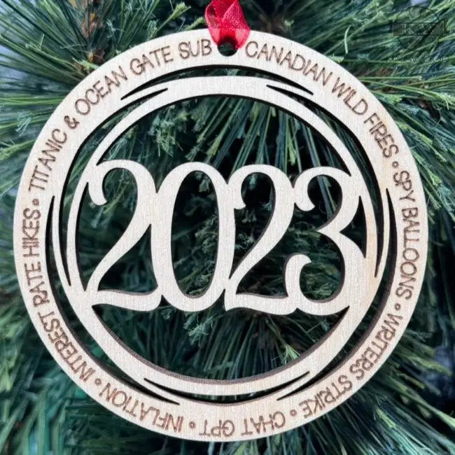 2023 commemorative christmas ornament holiday decor fort
