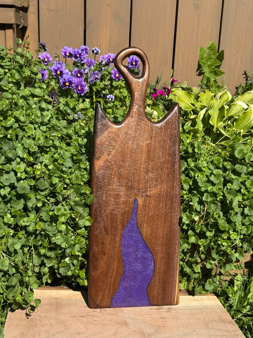 Handcrafted Live Edge Charcuterie Board – Perfect for Dining and Gifting - 650