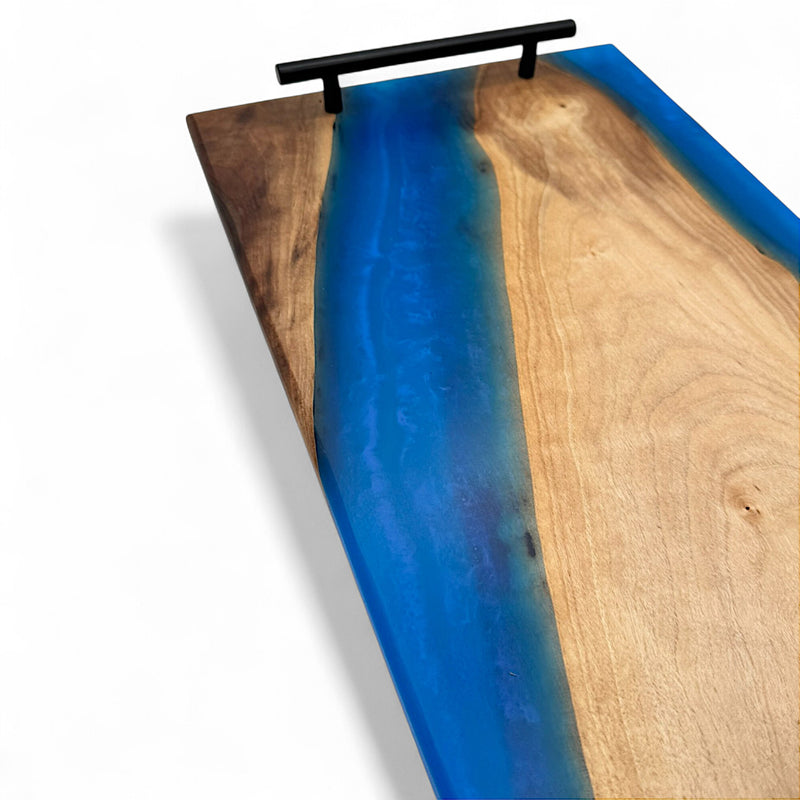 Epoxy charcuterie board with handles 24" x 12" (626)