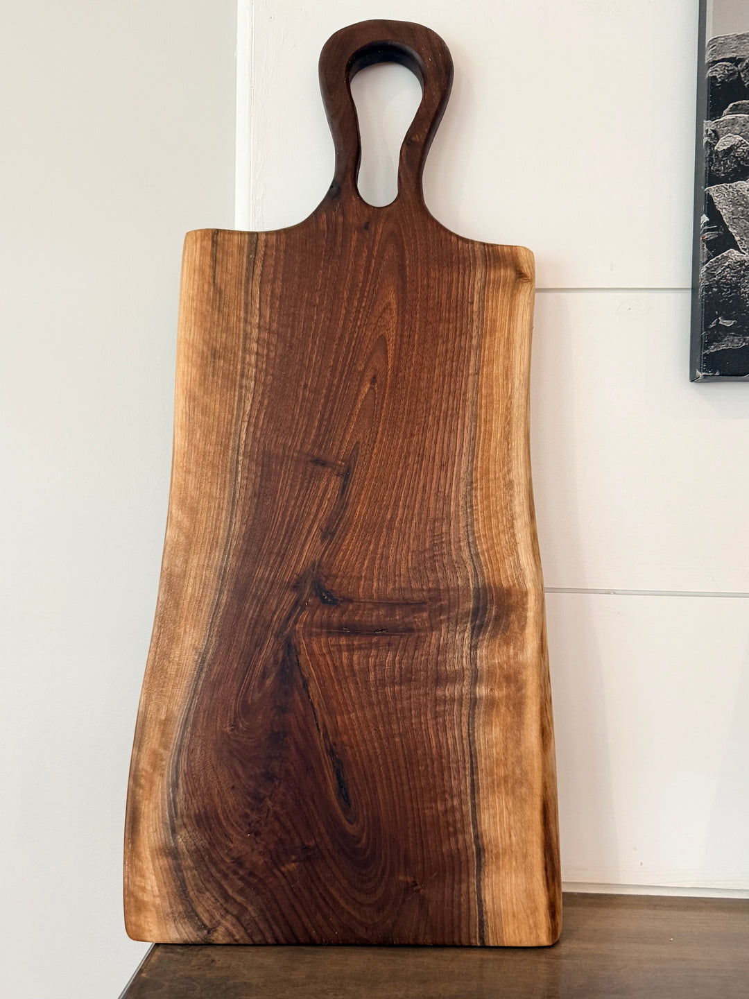 Canadian Maple Charcuterie Board | Live Edge Serving Board – 22" x 9"