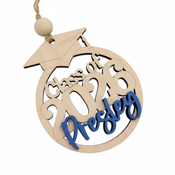 Personalized graduation ornament car dangle class of 2026 gift