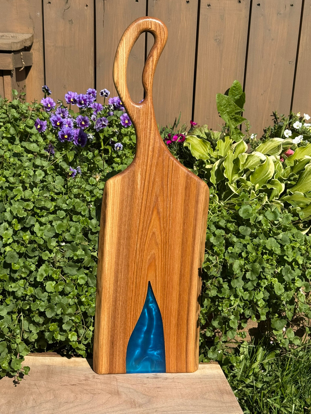 Handcrafted Live Edge Charcuterie Board – Perfect for Dining and Gifting - 646