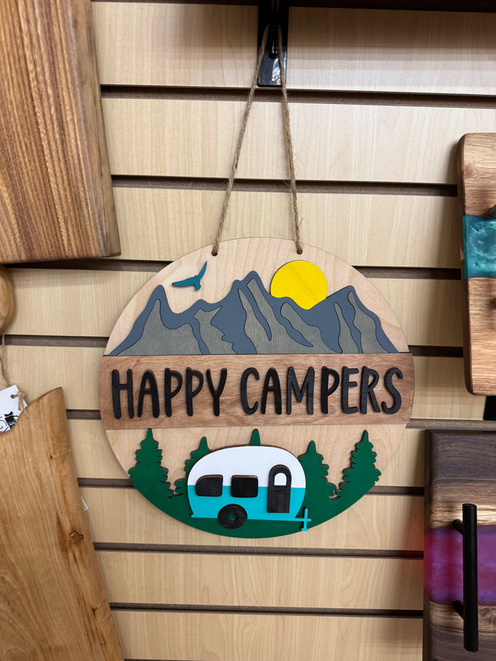 Diy craft sign - Happy Camper