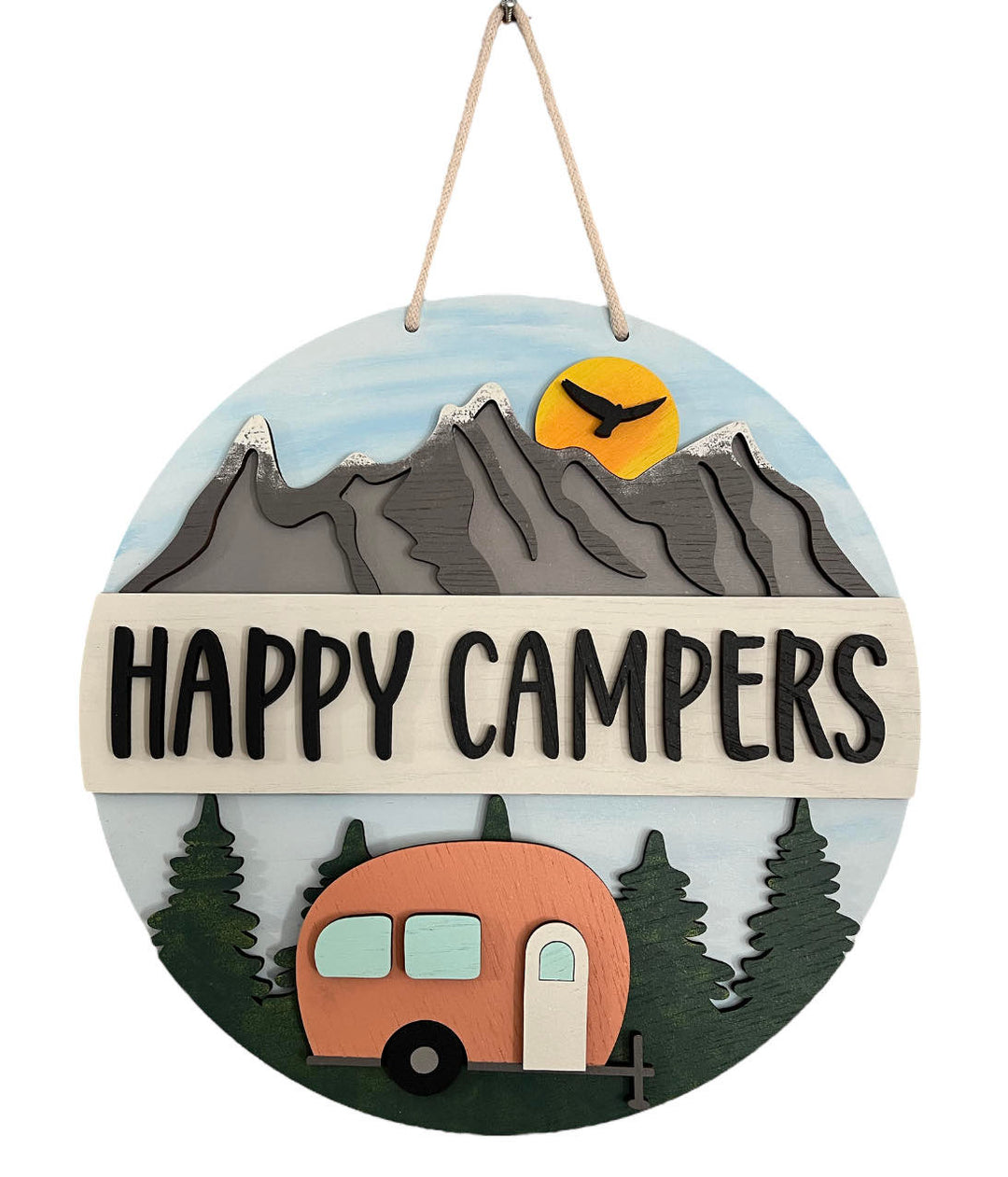 Diy craft sign - Happy Camper
