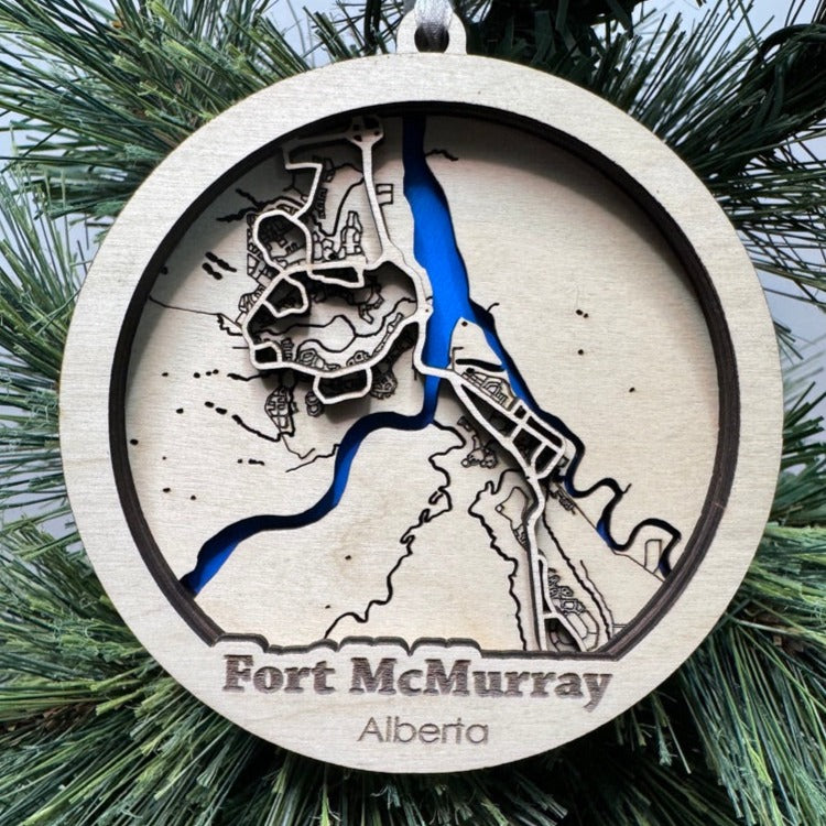 Ornaments - Fort McMurray 3D Map