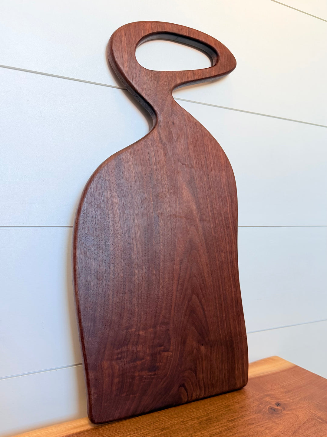 Canadian Walnut Charcuterie Board | Live Edge Serving Board – 21" x 10"