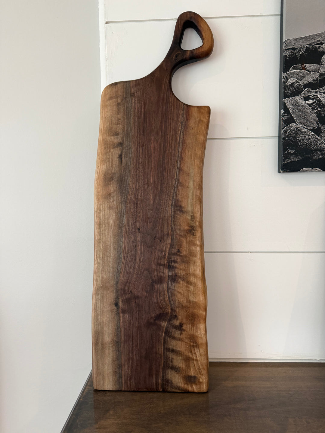 Canadian Maple Charcuterie Board | Live Edge Serving Board – 23.5" x 7"