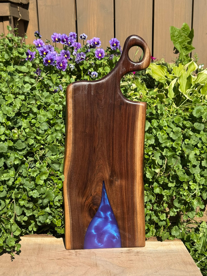 Handcrafted Live Edge Charcuterie Board – Perfect for Dining and Gifting - 651