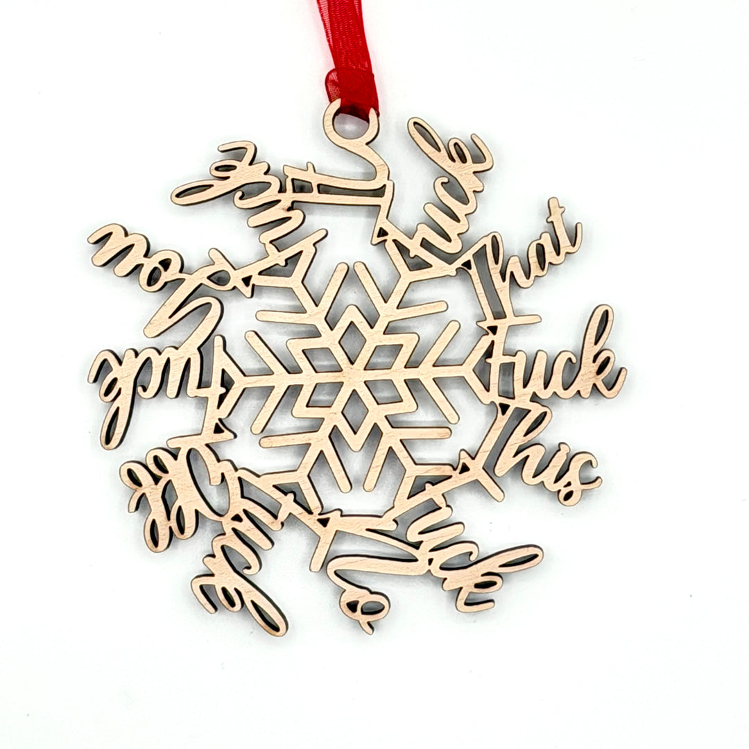 Spicy Snowflake – Adult Humor Ornament