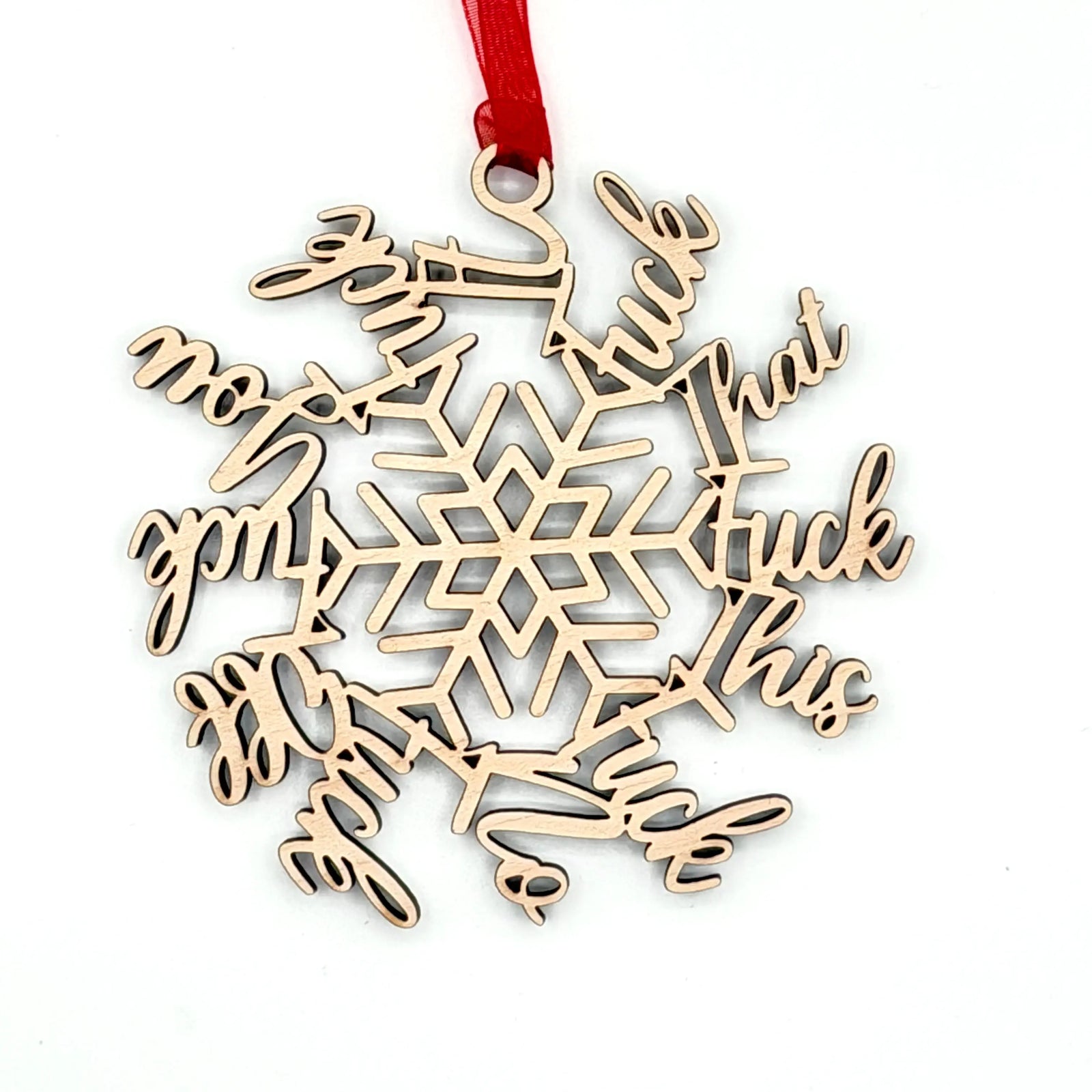 Spicy Snowflake – Adult Humor Ornament Kingwood Decor & Laser