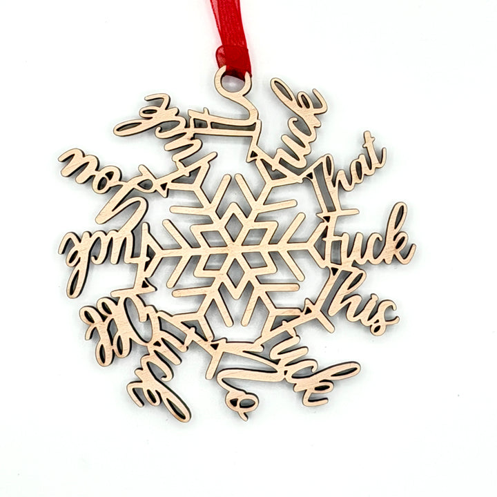 Spicy Snowflake – Adult Humor Ornament
