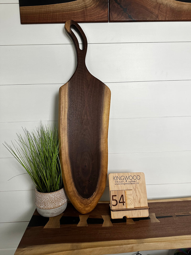 Handcrafted charcuterie board (545) 37" x 10"