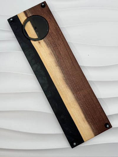 Handcrafted epoxy cribbage board 15" x 5”
