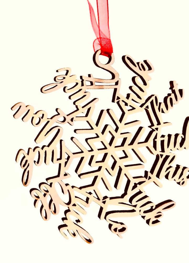 Spicy Snowflake – Adult Humor Ornament