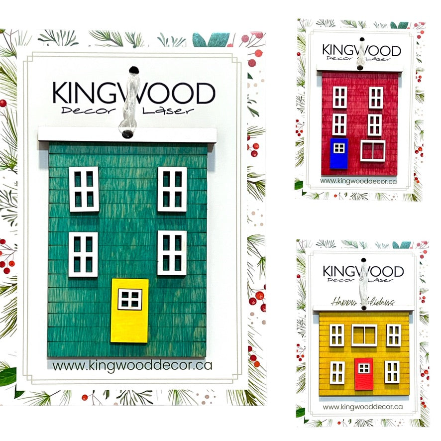 Newfoundland row houses ornament colorful home decor