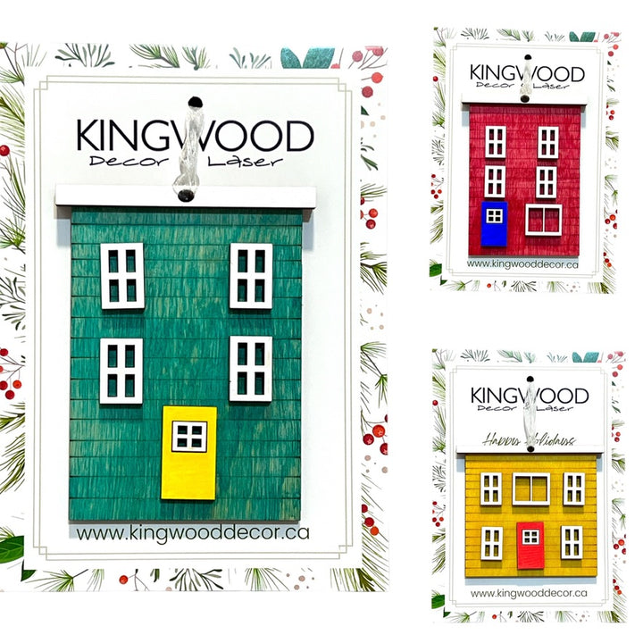 Newfoundland row houses ornament colorful home decor