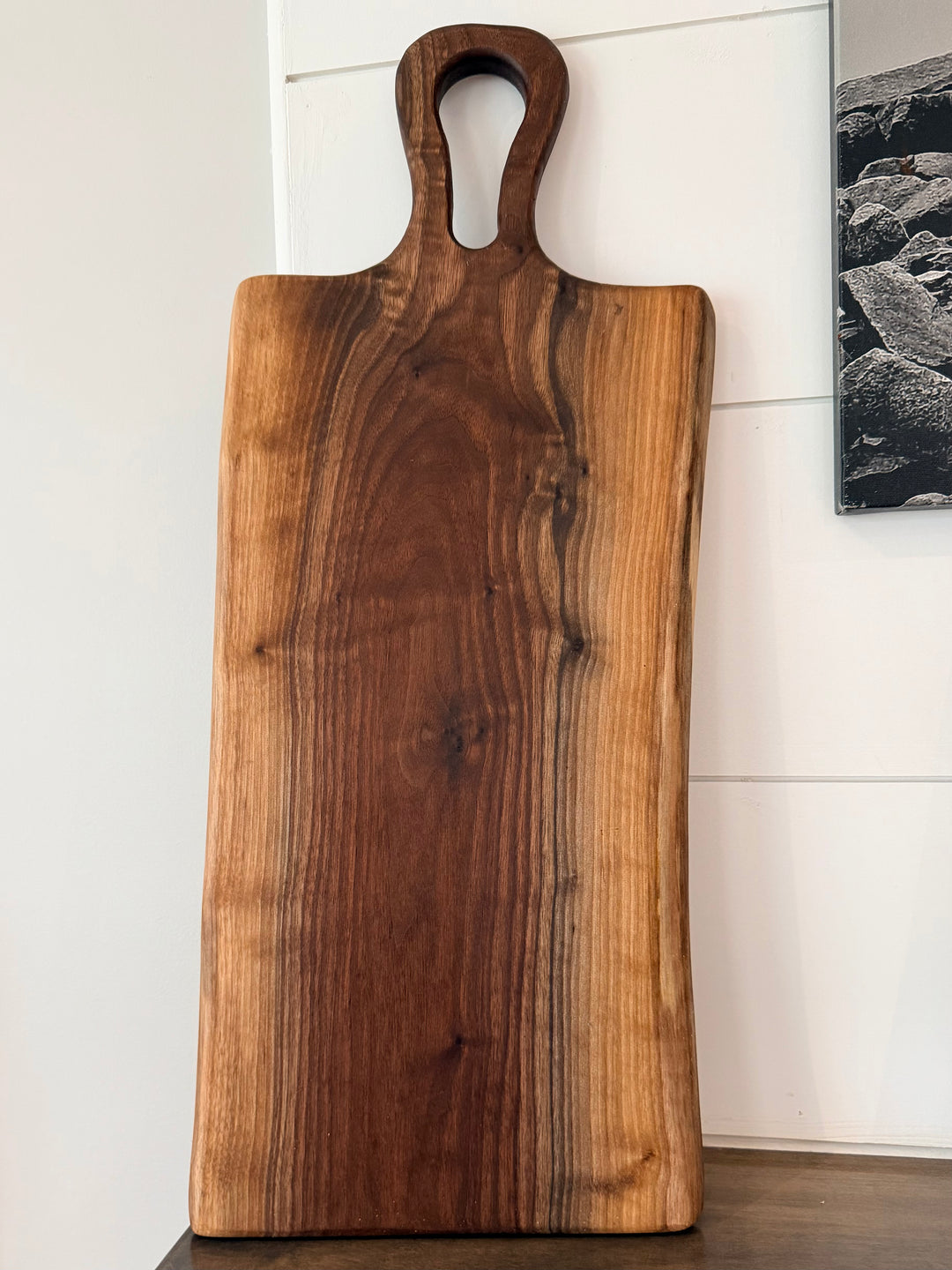 Canadian Maple Charcuterie Board | Live Edge Serving Board – 23.5" x 9"