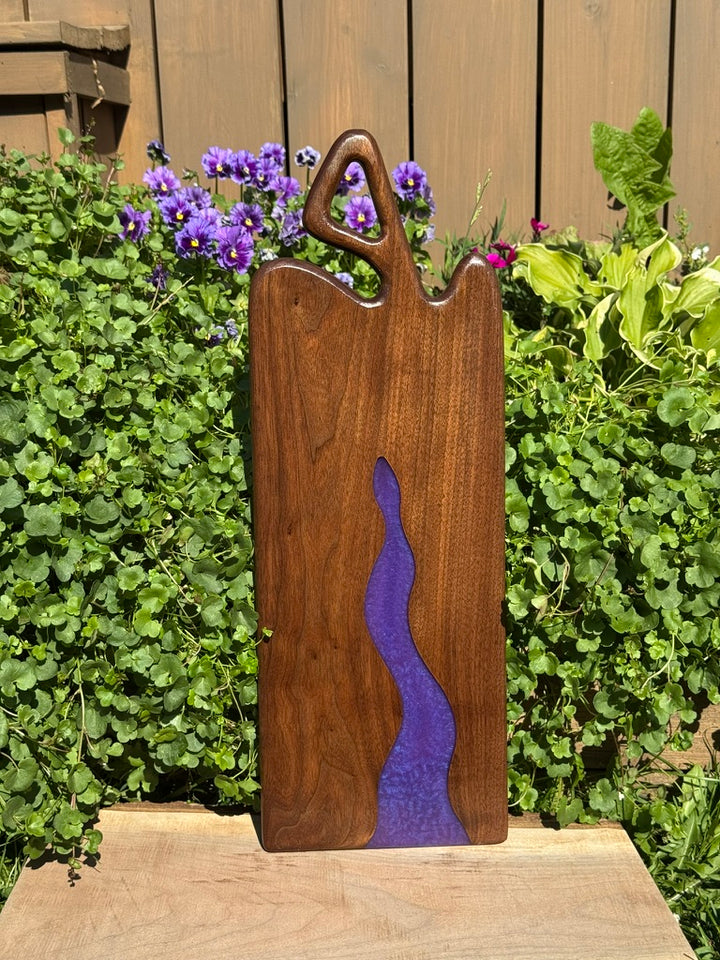 Handcrafted Live Edge Charcuterie Board – Perfect for Dining and Gifting - 649