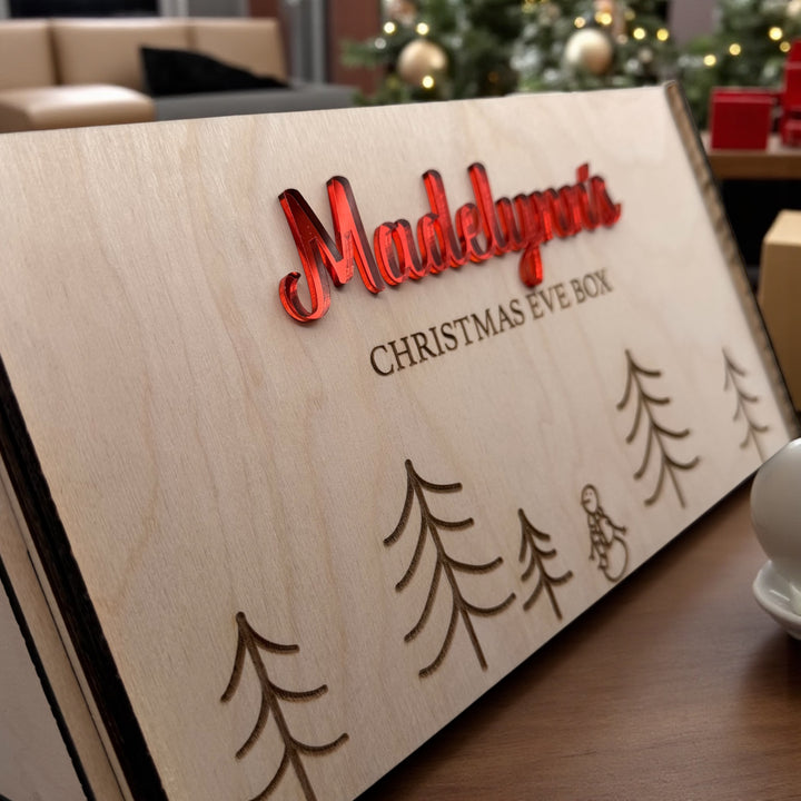 Personalized Christmas Eve Box – Wooden Keepsake Crate