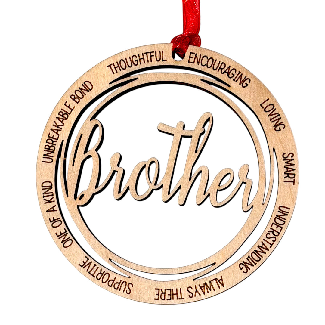 Family Name Christmas Ornaments – Nanny, Grandma, Papa, Mom & More