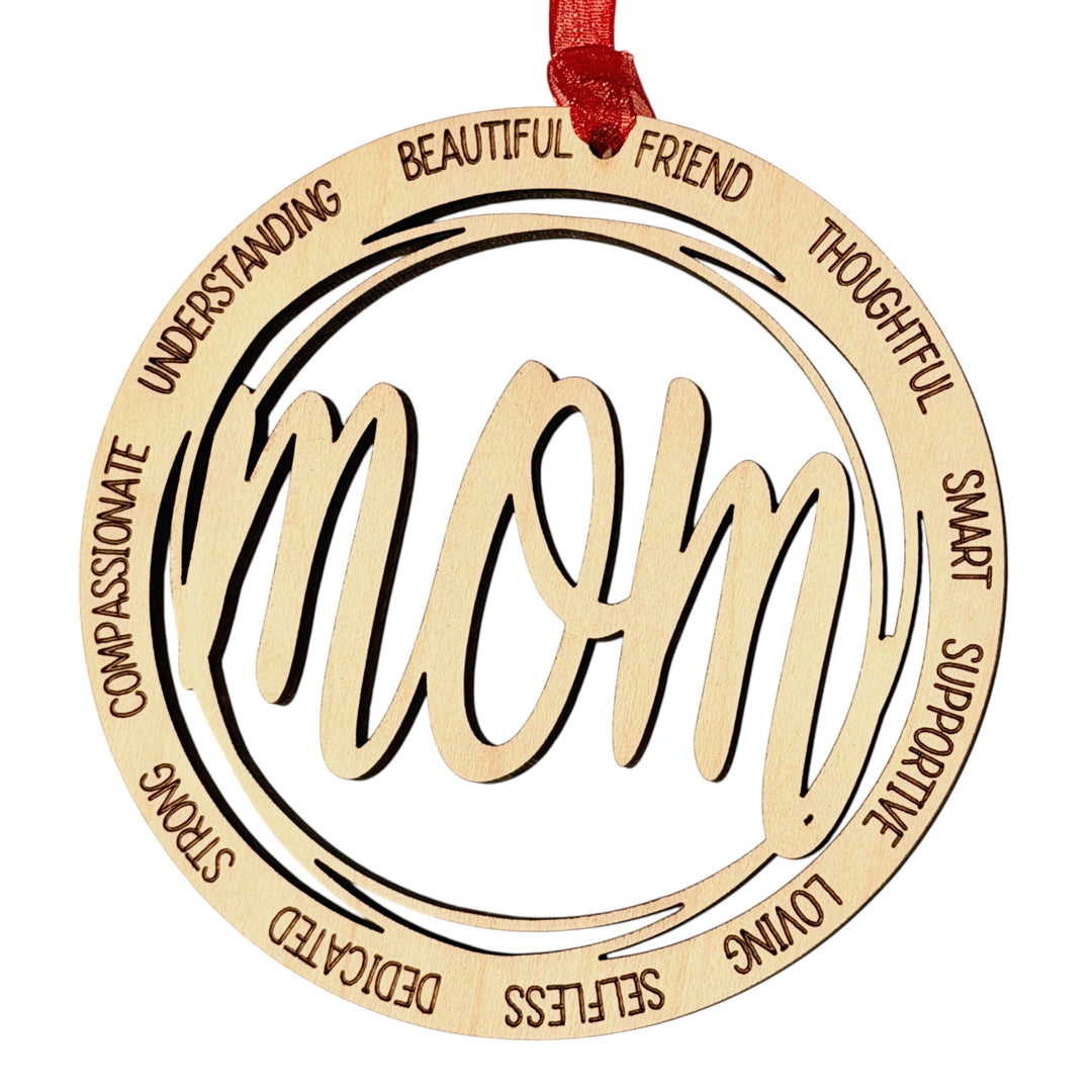 Family Name Christmas Ornaments – Nanny, Grandma, Papa, Mom & More