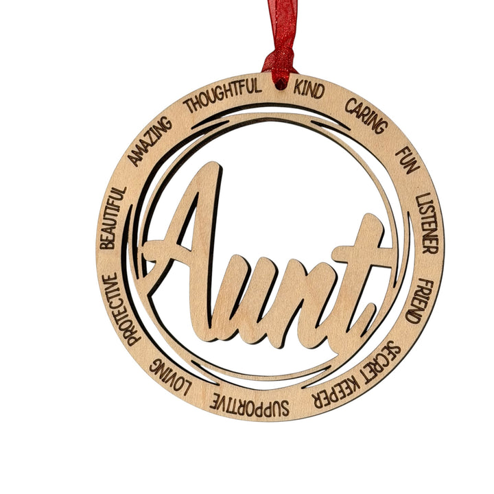 Family Name Christmas Ornaments – Nanny, Grandma, Papa, Mom & More