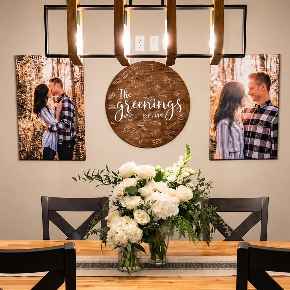 3d wedding guest sign guestbook