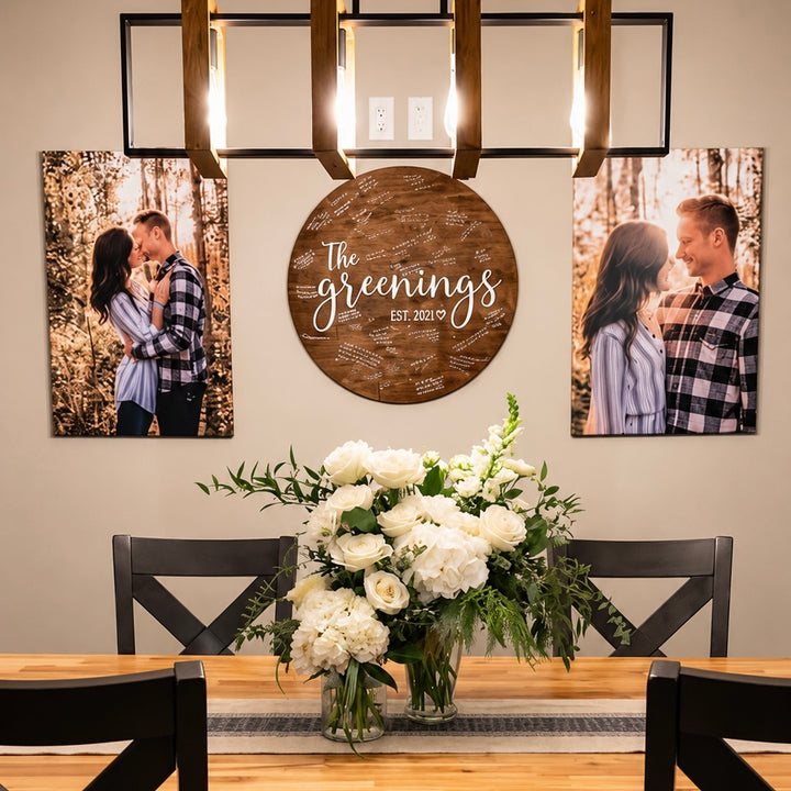 3d wedding guest sign guestbook