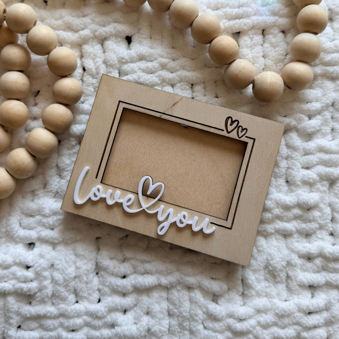Personalized Fridge Photo Magnet | 3x4 Picture Frame