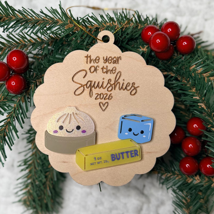 The Year of the Squishies 2026 Ornament