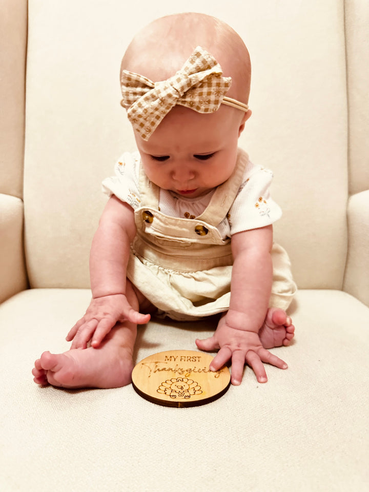Baby’s First Holiday Milestone Discs