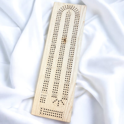 Maple cribbage board