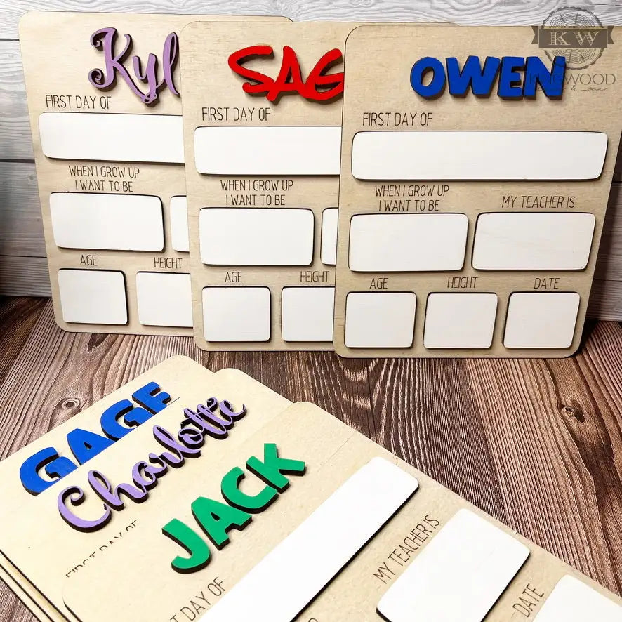 Customizable first day of school decor board fort mcmurray