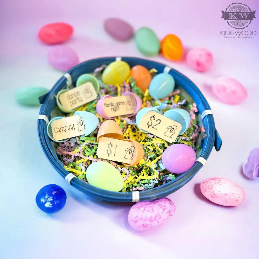 Easter reward token game for family egg hunt and learning