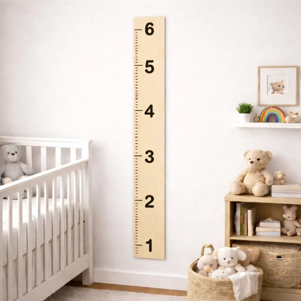 Growth chart ruler puzzle style for baby and toddler Kingwood Decor &amp; Laser