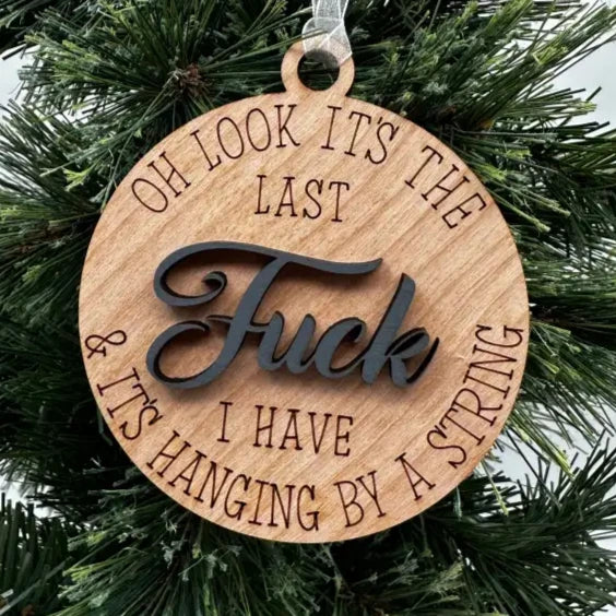 Funny christmas ornament for bold holiday decor 2025,