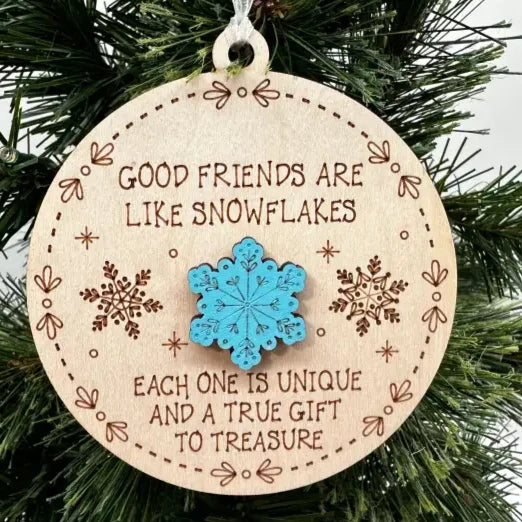 Good friends unique wooden ornament decor 2025, alberta,