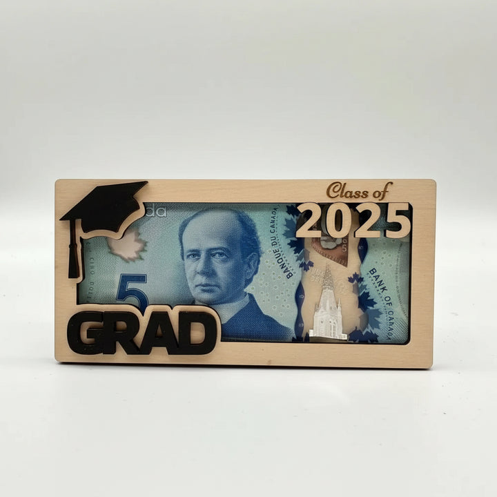 Graduation money gift holder wooden keepsake for graduates