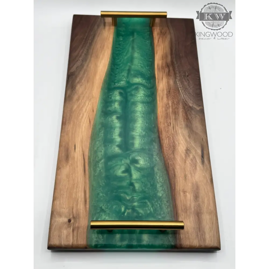 Handcrafted epoxy charcuterie board 10 x 18 inch