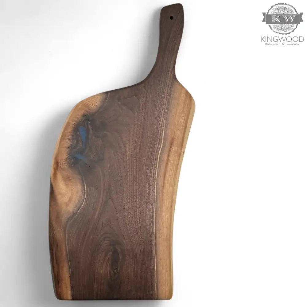 Handcrafted live edge walnut charcuterie board _label_new,