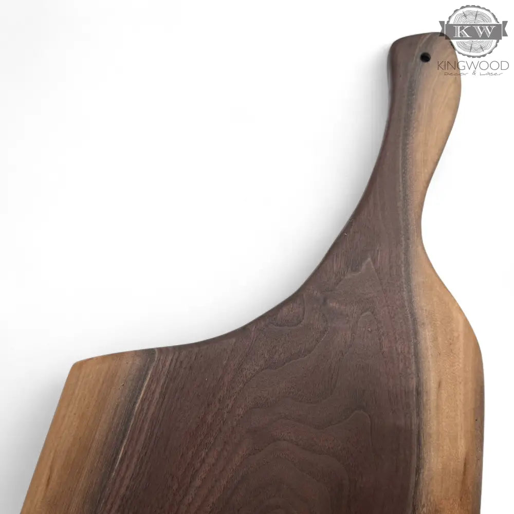 Handcrafted walnut live edge charcuterie board _label_new,