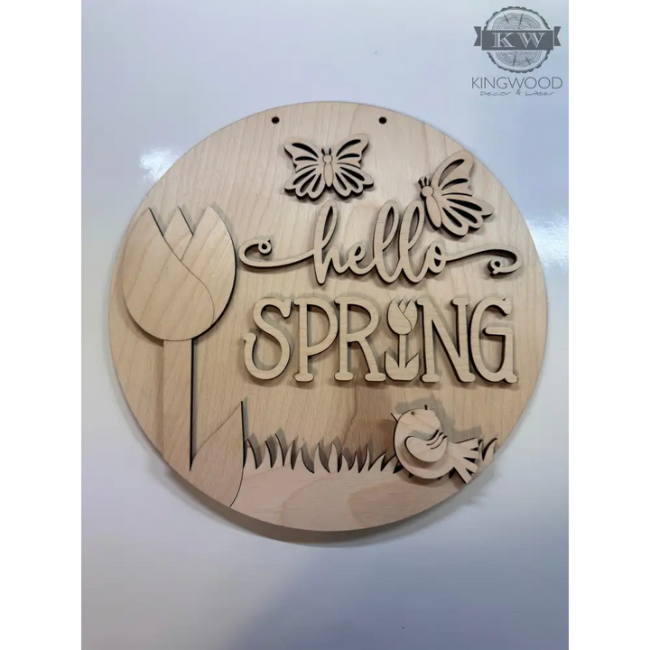 Hello spring paint kit diy for creative painting 3d laser